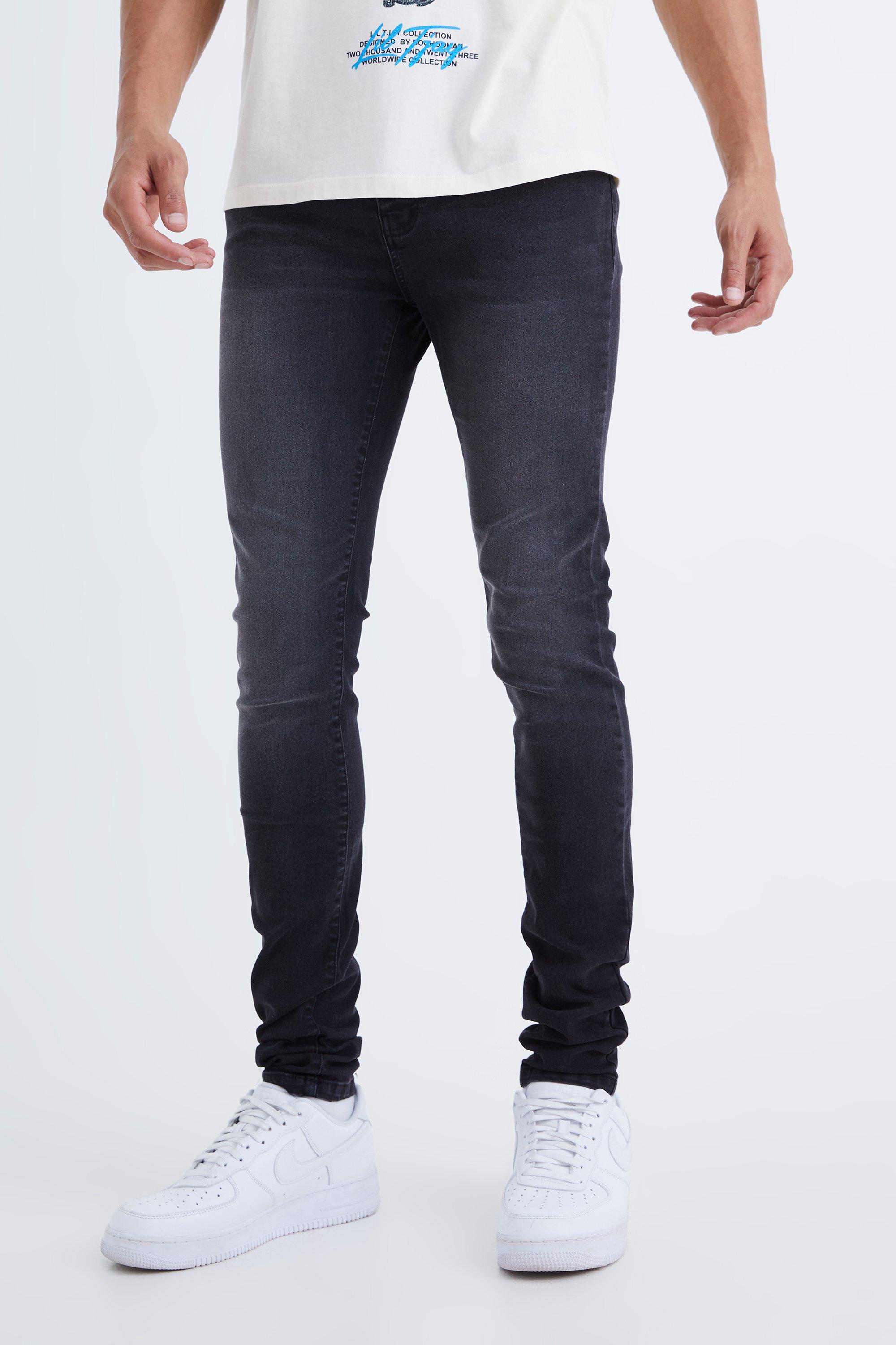 Cheap monday him spray jeans black sale